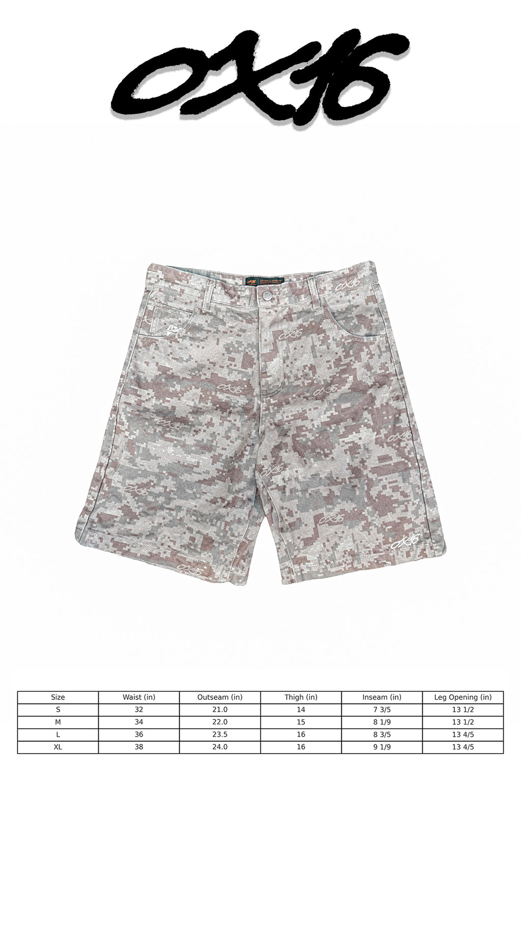 DIGI CAMO JORTS