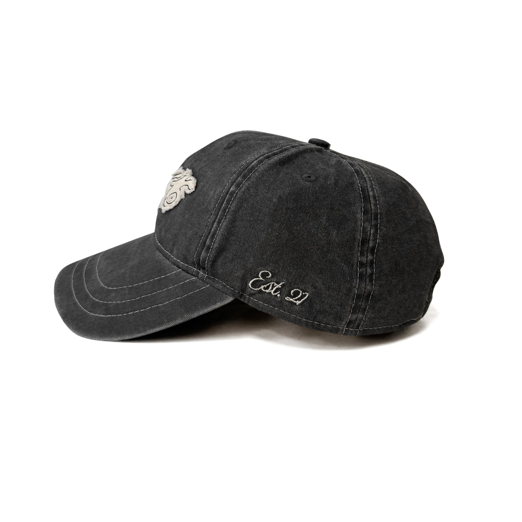 DISTRESSED CAP (CHARCOAL)