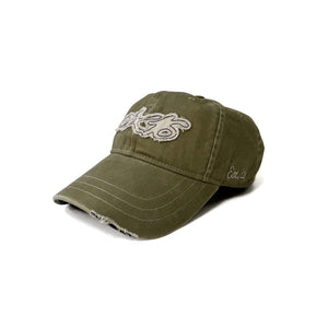 DISTRESSED CAP (OLIVE)