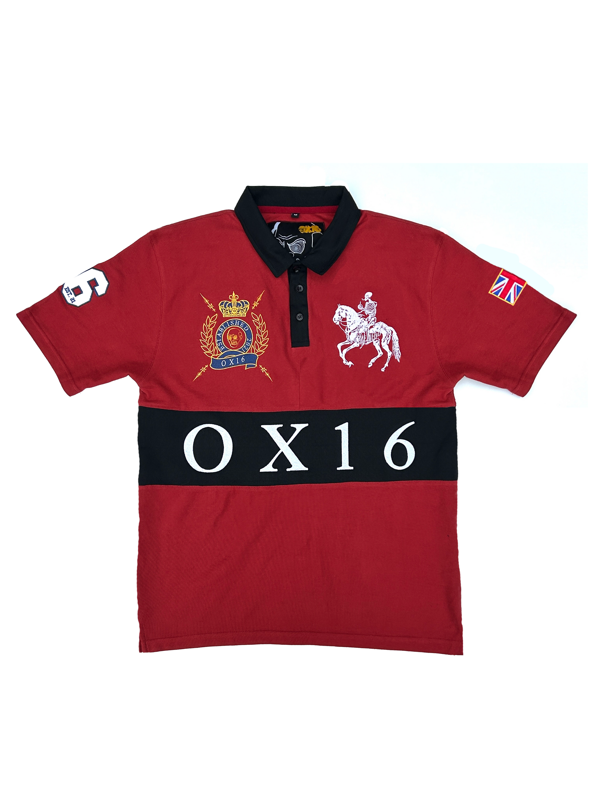 SKELLY POLO (OX BLOOD)