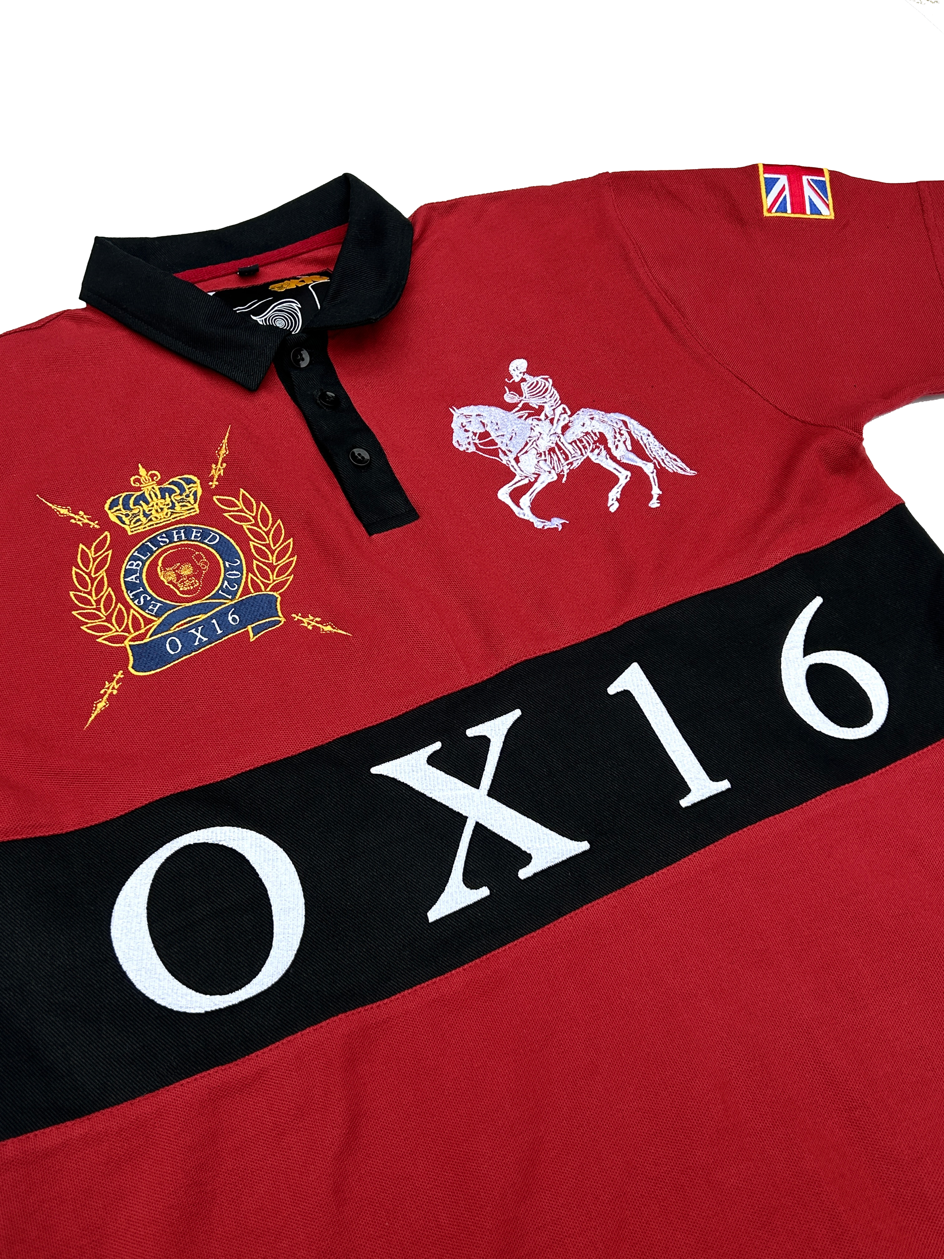 SKELLY POLO (OX BLOOD)