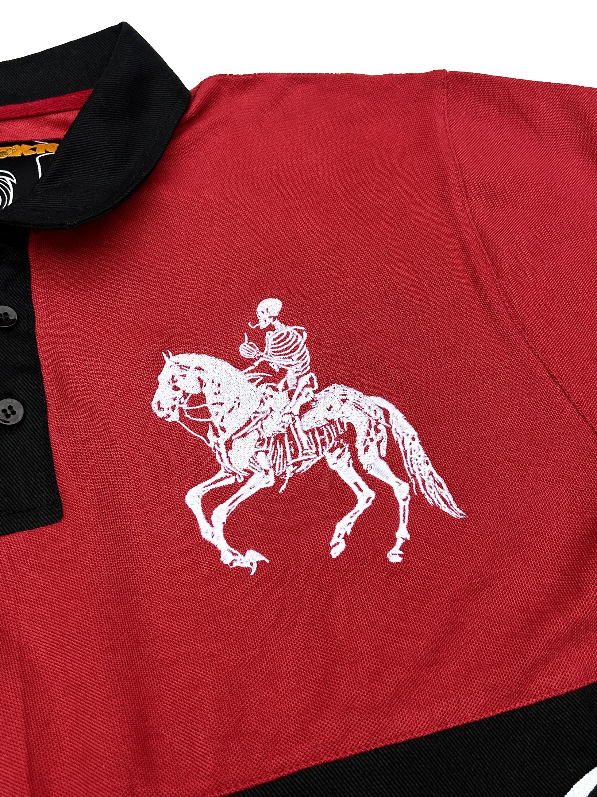SKELLY POLO (OX BLOOD)