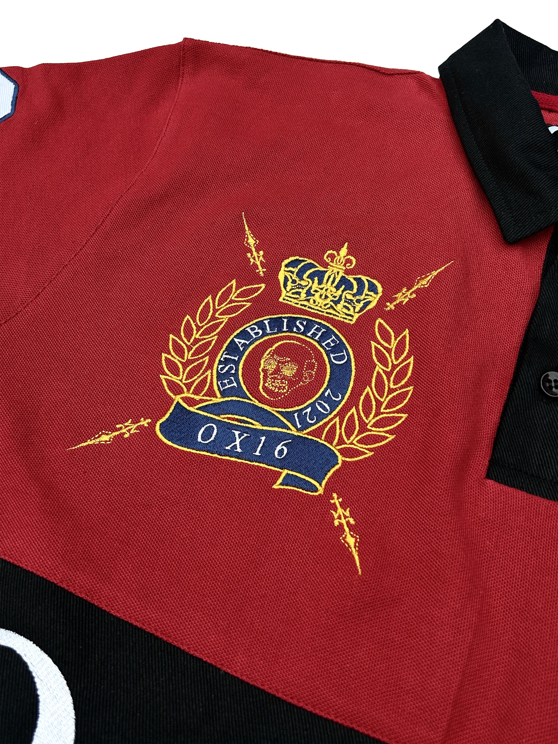 SKELLY POLO (OX BLOOD)