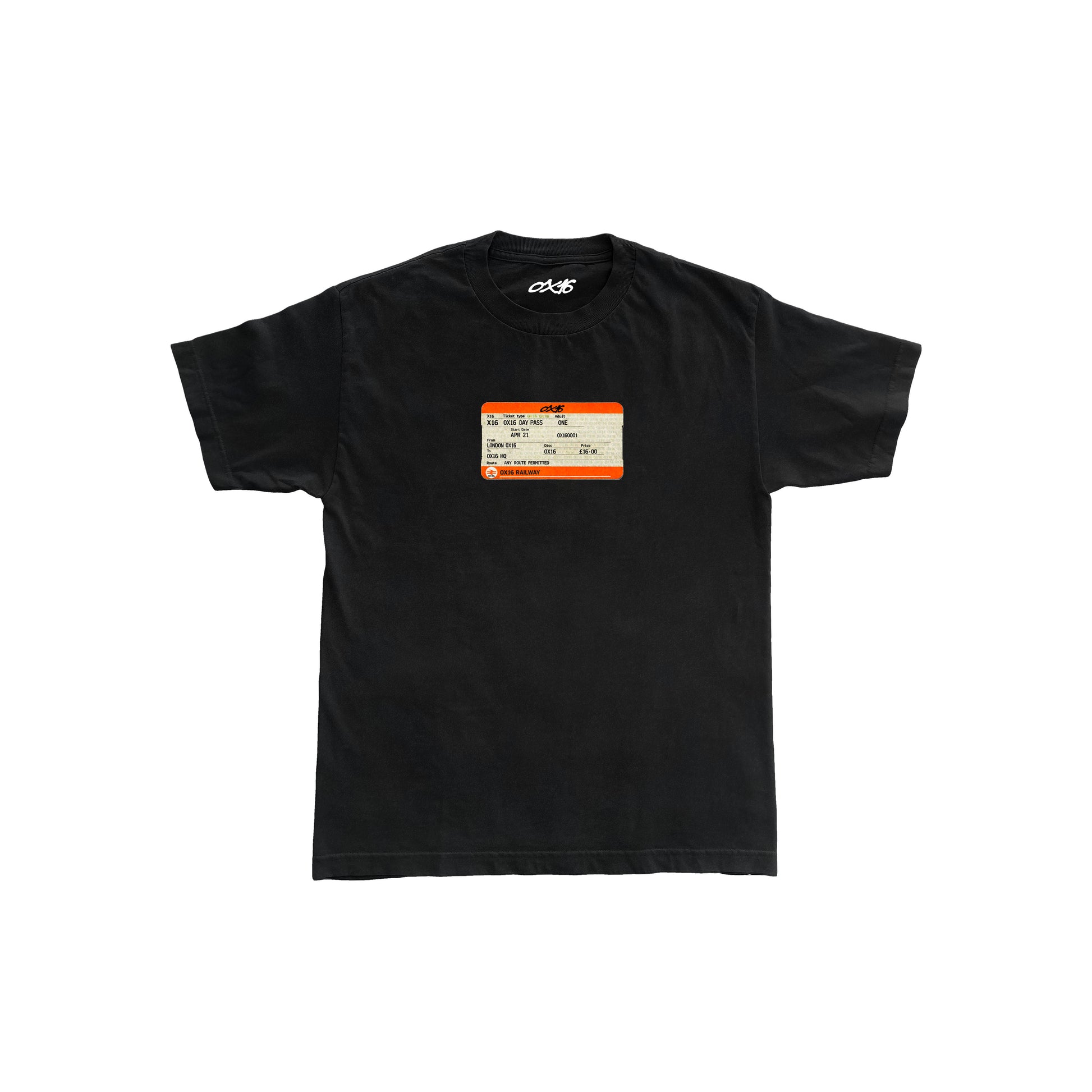 TICKET TEE (BLACK)