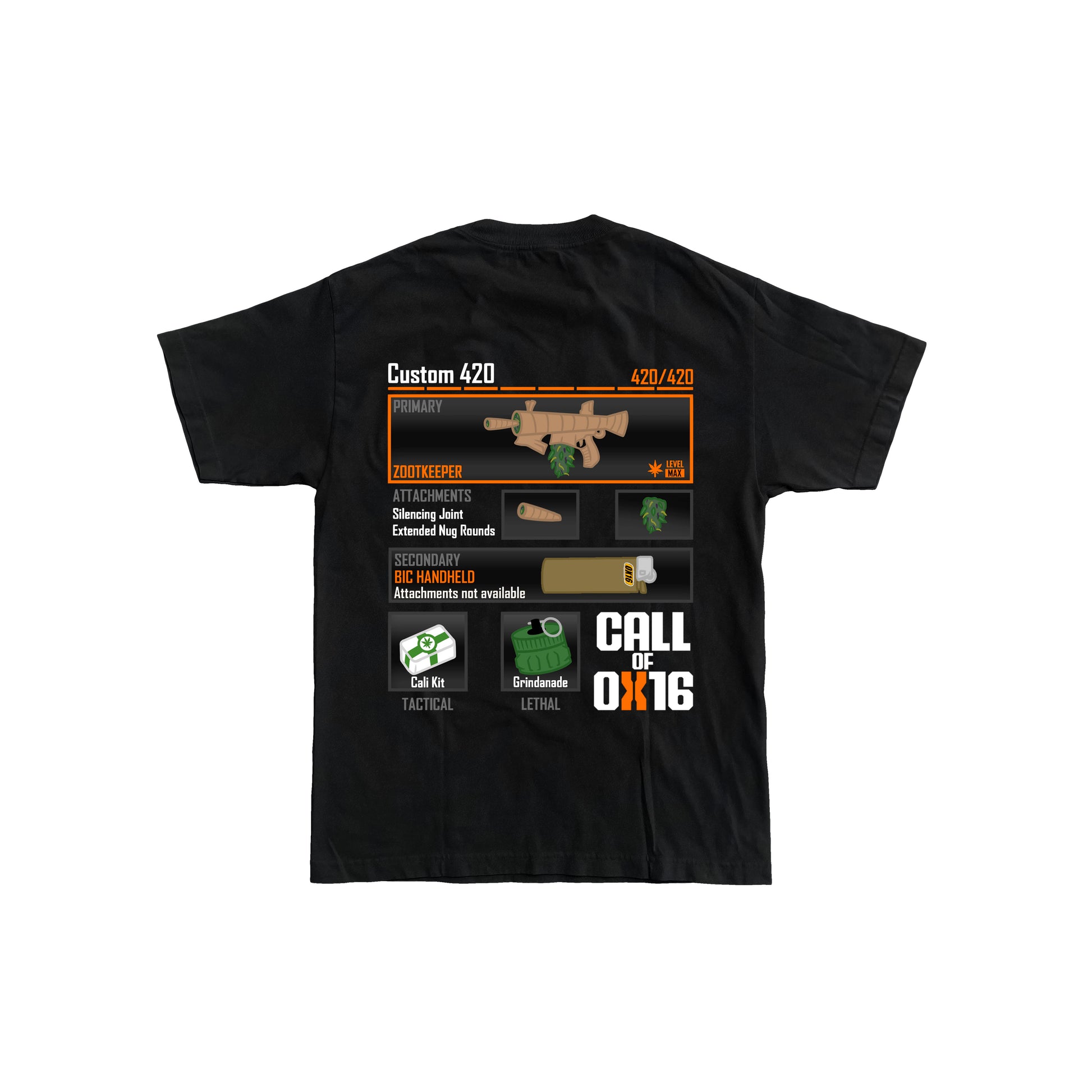 CALL OF OX16 TEE (BLACK)