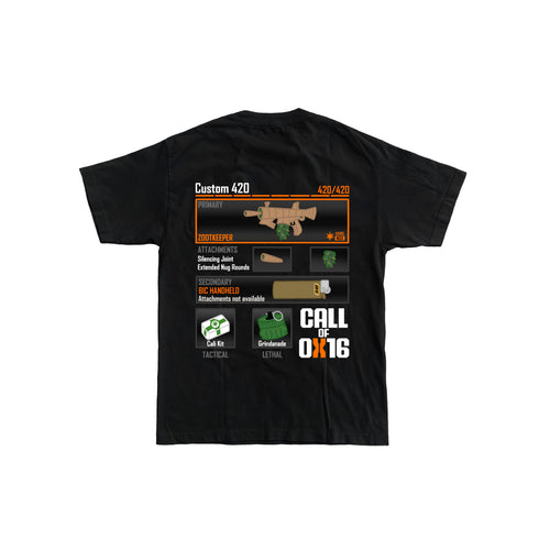 CALL OF OX16 TEE (BLACK)