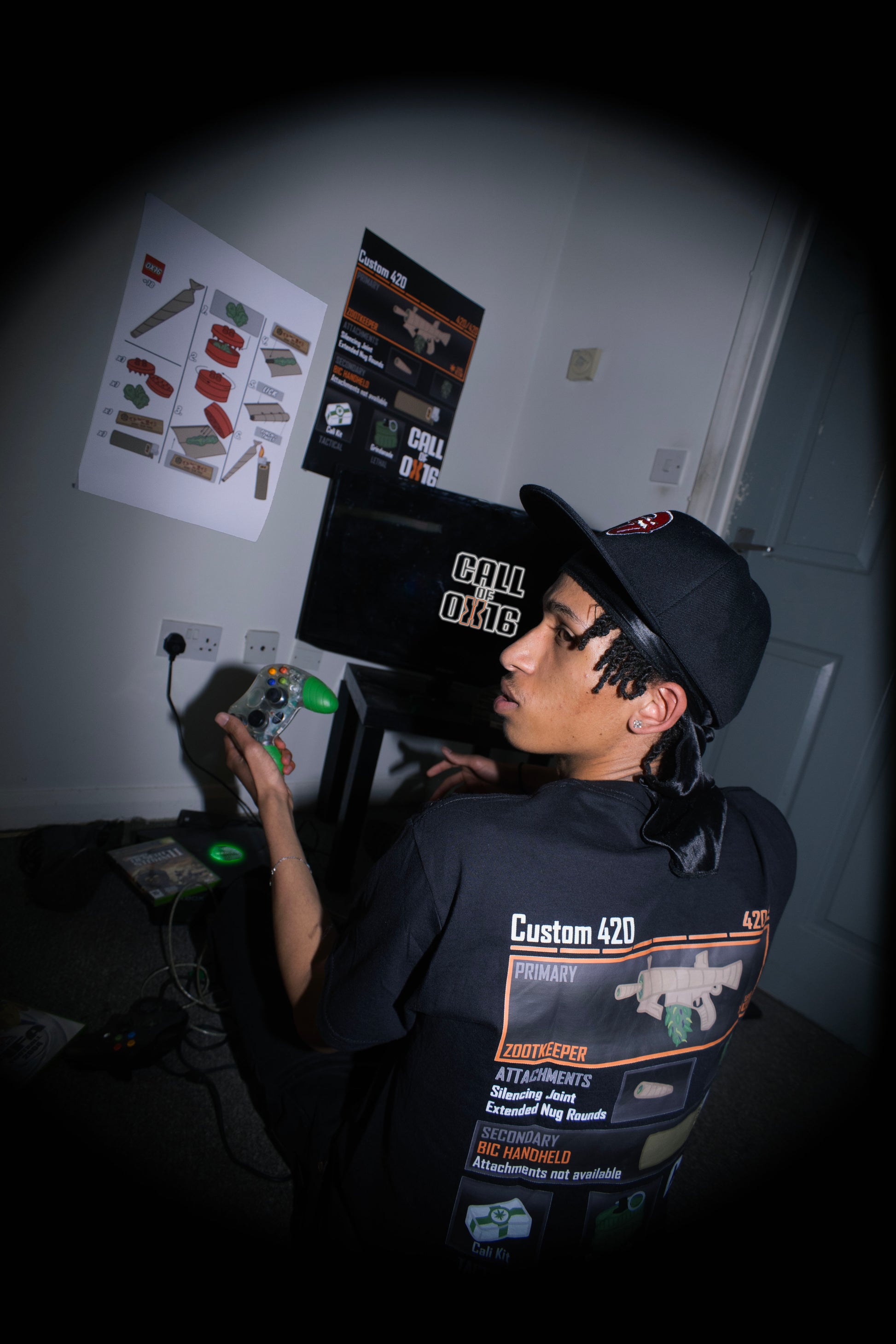 CALL OF OX16 TEE (BLACK)