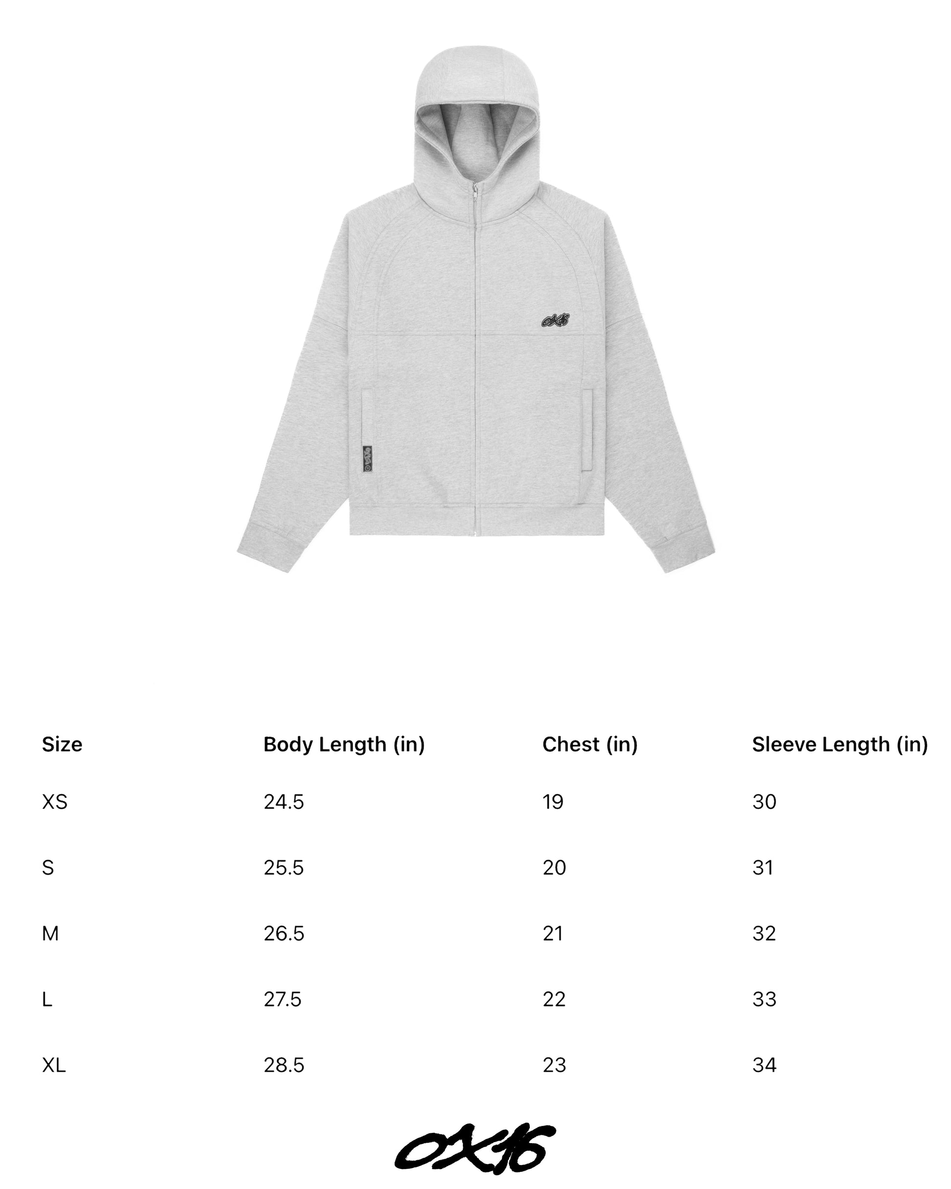 PULSE ZIP UP (GREY)